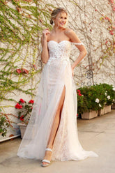 Boho Long Wedding Dress